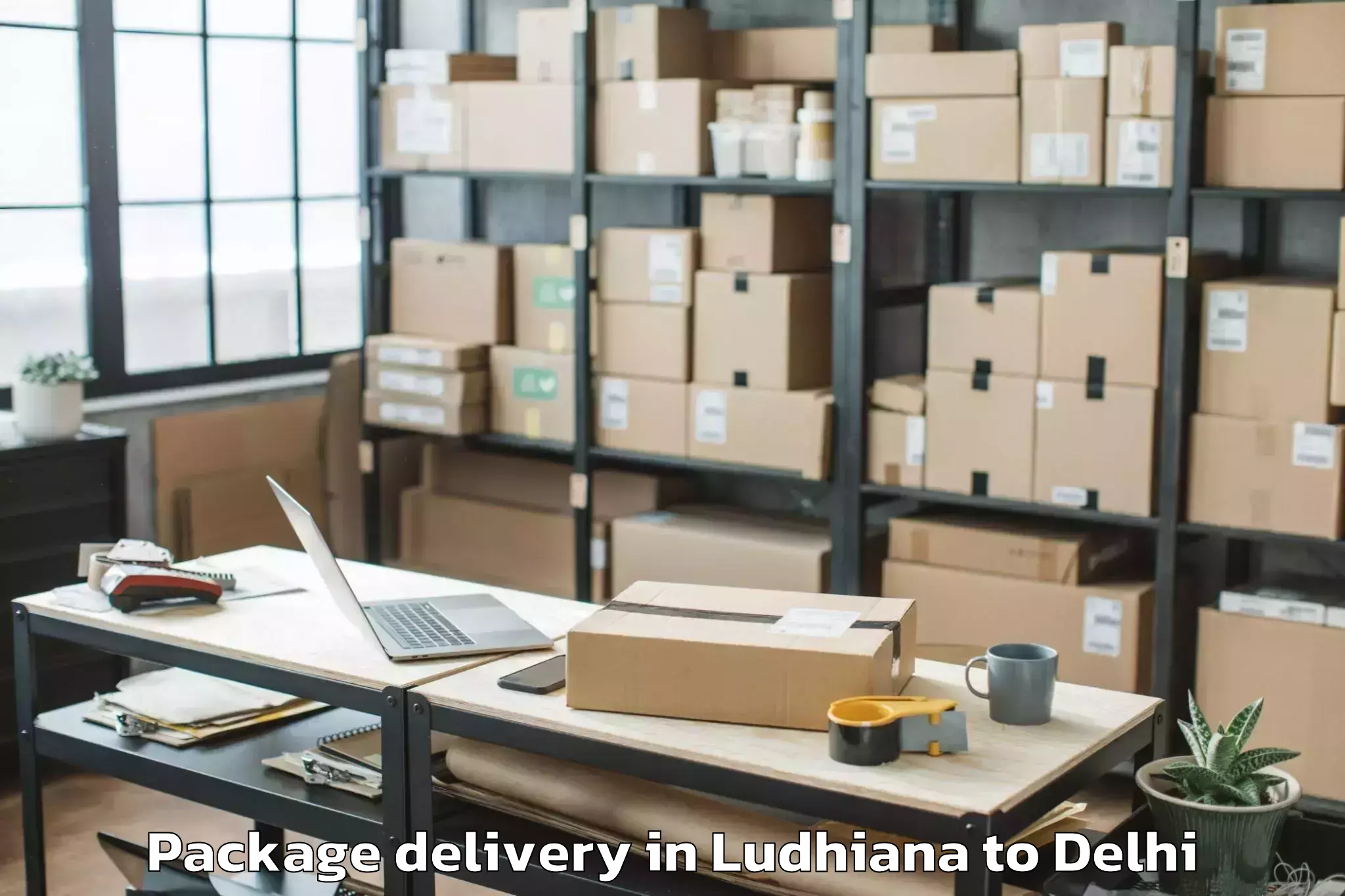 Ludhiana to Saraswati Vihar Package Delivery Booking